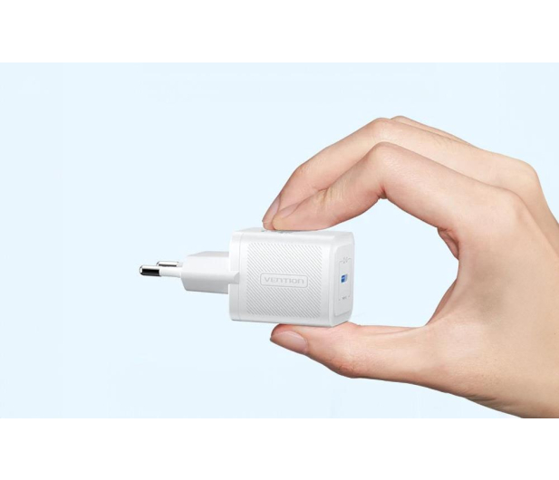 Vention Ładowarka USB-C 20W GaN biała - 1543398 - zdjęcie 3